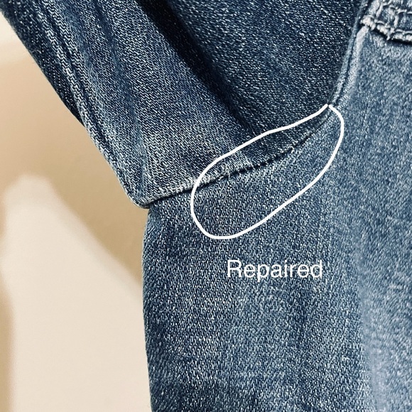 NWT Chico's Tie Dye Denim Jacket Chico's Size 0 Conv. Size 4 - Picture 14 of 15